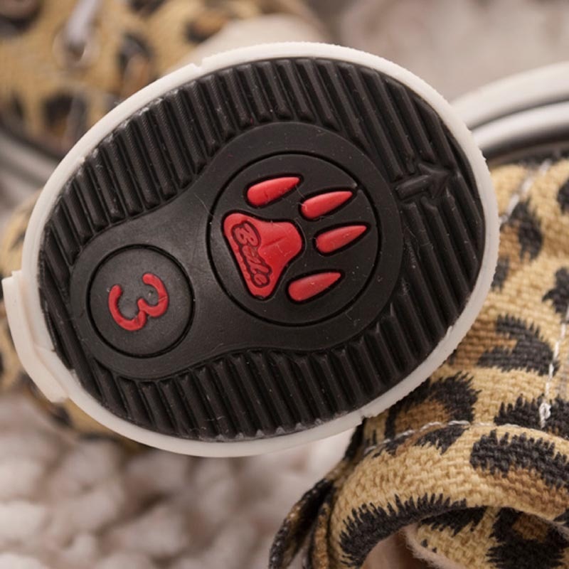 Leopard Print Dog shoes