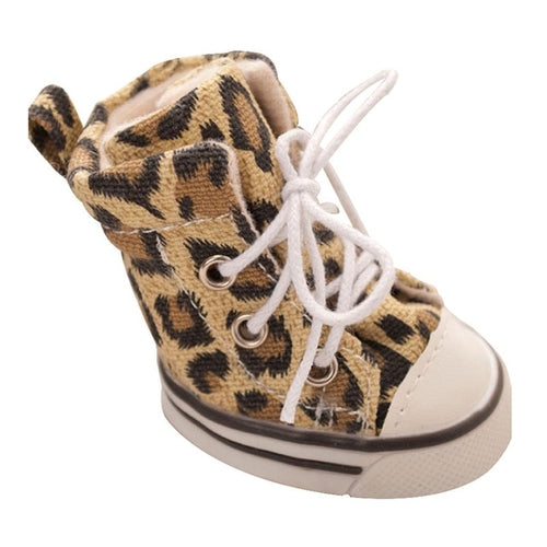 Leopard Print Dog shoes