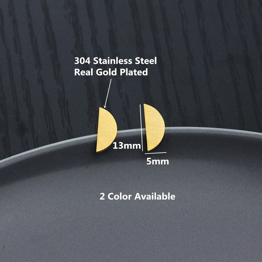 Minimalist Semicircle Earrings For Women Fashion