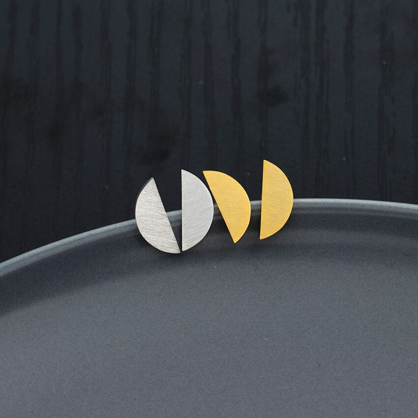 Minimalist Semicircle Earrings For Women Fashion