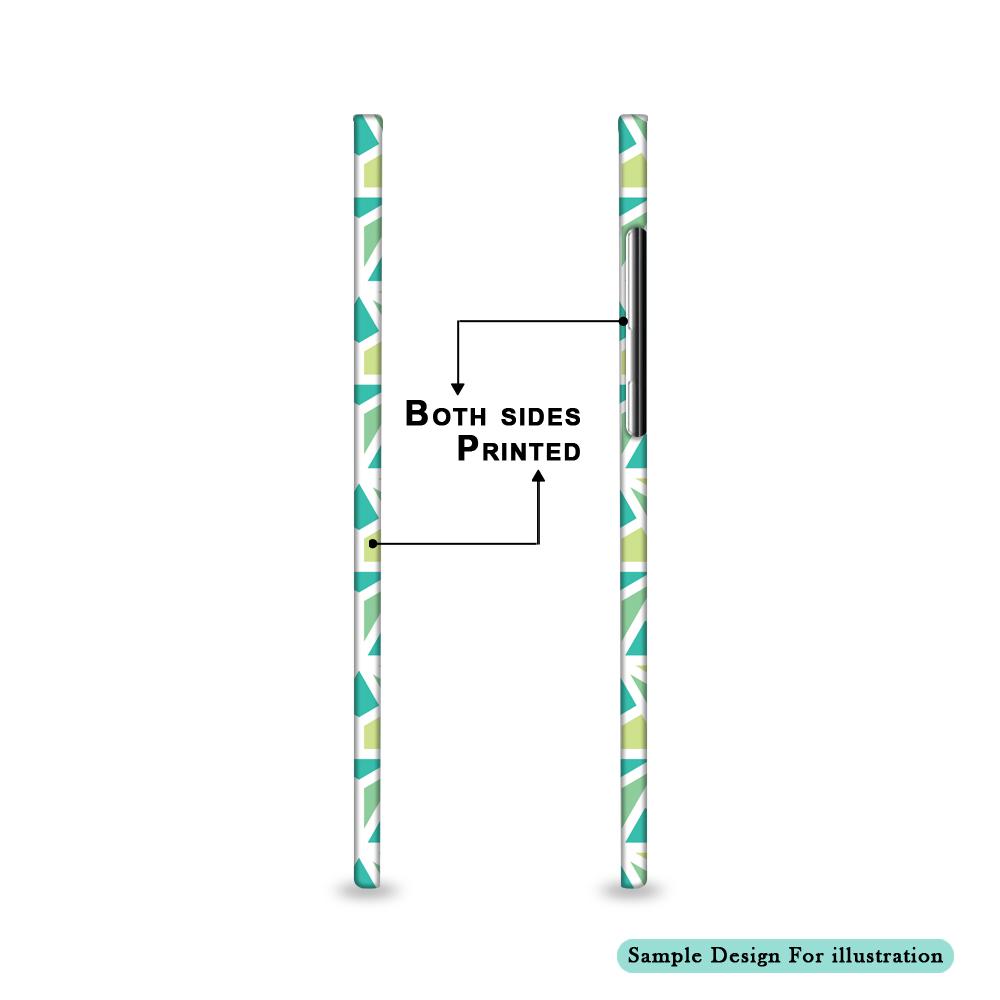 Stripes and triangles- Mustard and pink Slim Hard Shell Case For