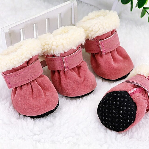 Warm Winter Dog Boots