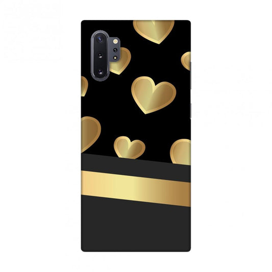 Golden Hearts Slim Hard Shell Case For Samsung Galaxy Note10+